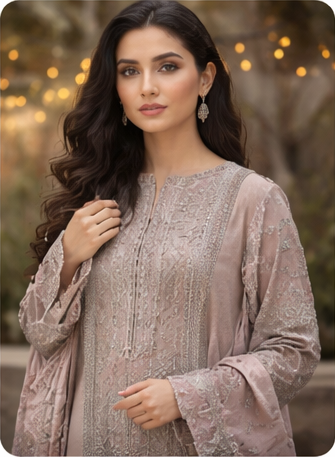 Elegant Embroidered Luxury